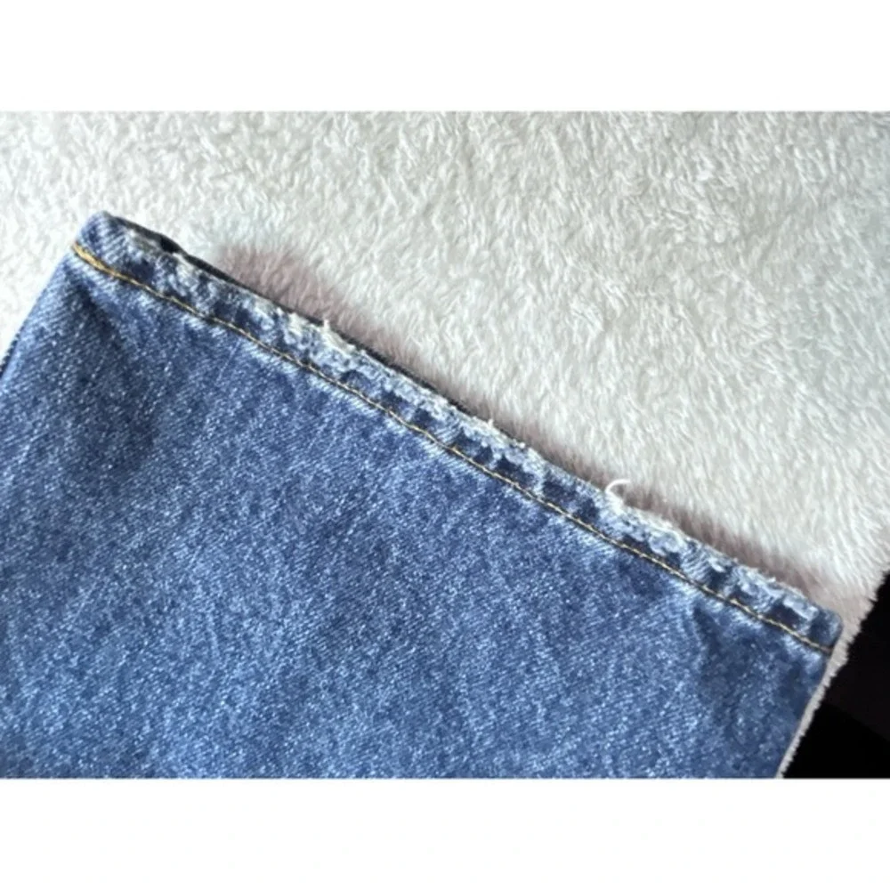 Vtg polo ralph lauren authentic dungarees blue jeans‎ 36x30 Distressed Med Wash